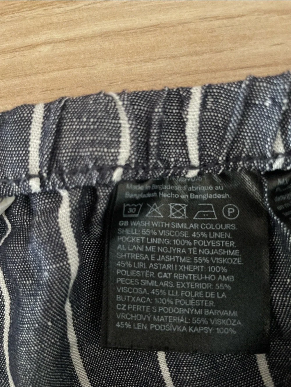 H&M lightweight navy